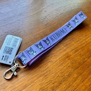 Sanrio Kuromi Purple Lanyard Keychain